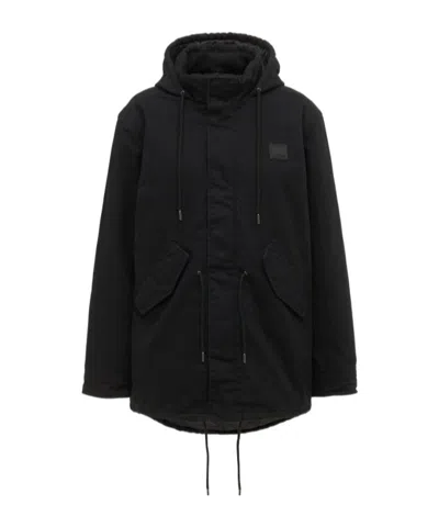 Wardrobe.nyc Hooded Parka In Black