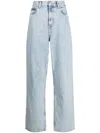 Wardrobe.nyc Denim Low Rise Straight Jeans