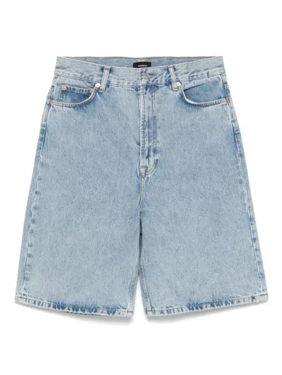Wardrobe.nyc Low-rise Denim Shorts - Women's - Cotton In Blue