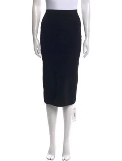 Pre-owned Wardrobe.nyc Knee-length Skirt In Black
