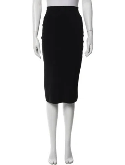 Pre-owned Wardrobe.nyc Knee-length Skirt In Black