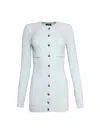 Wardrobe.nyc Towelling-finish Cardigan In Blue