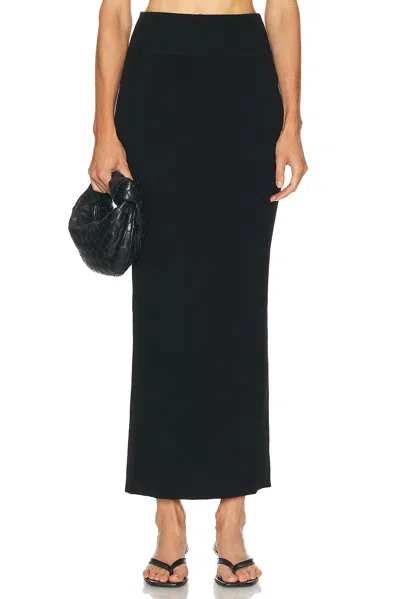 Wardrobe.nyc Knit Column Skirt In Black