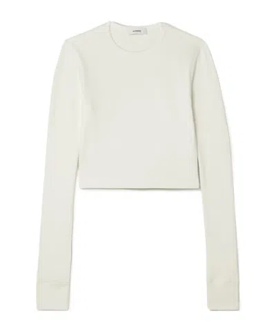 Wardrobe.nyc Knitted Long-sleeved T-shirt In Multi