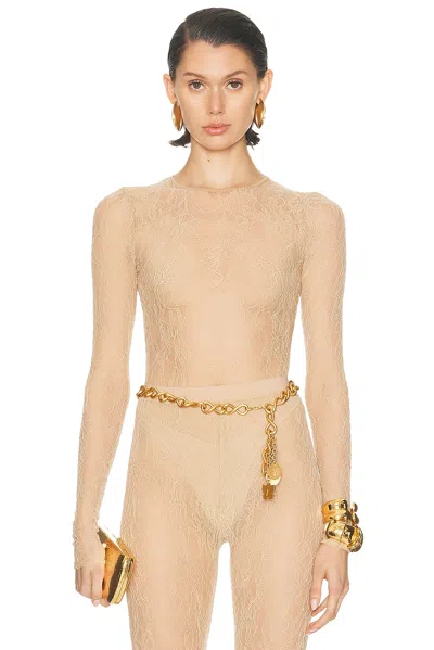 Wardrobe.nyc Lace Bodysuit In Multi