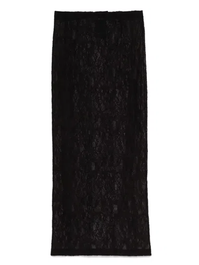 Wardrobe.nyc Lace Midi Skirt