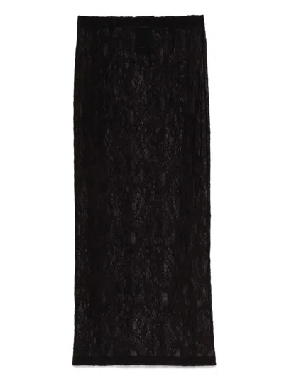 WARDROBE.NYC LACE MIDI SKIRT