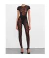 Wardrobe.nyc Wardrobe. Nyc Lace Stirrup Leggings Black In Black
