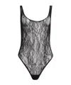 Wardrobe.nyc Lace Tank Bodysuit In Black