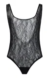Wardrobe.nyc Lace Tank Bodysuit