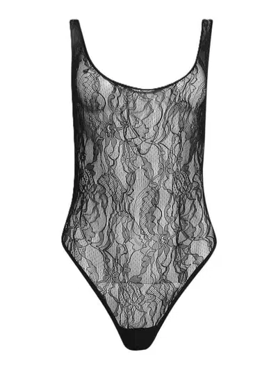 Wardrobe.nyc Lace Tank Bodysuit