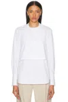 Wardrobe.nyc Layered Halter Shirt