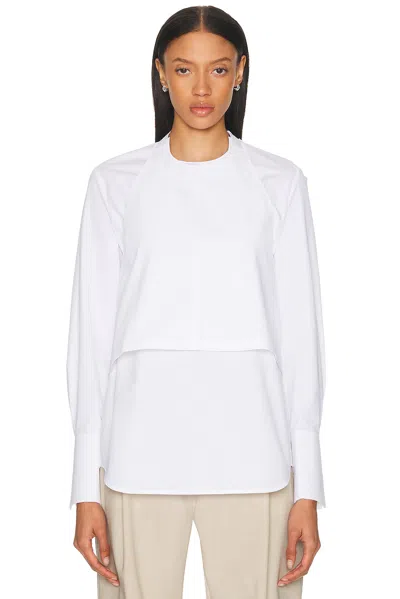 Wardrobe.nyc Layered Halter Shirt