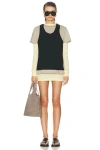 Wardrobe.nyc Layered Tunic Top In Multi