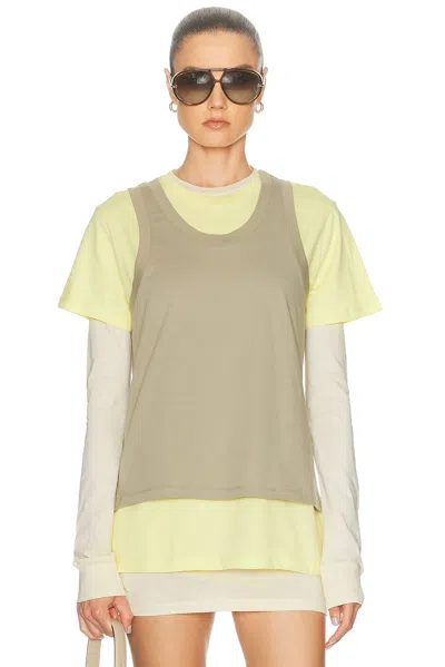 Wardrobe.nyc Layered Tunic Top In Multi