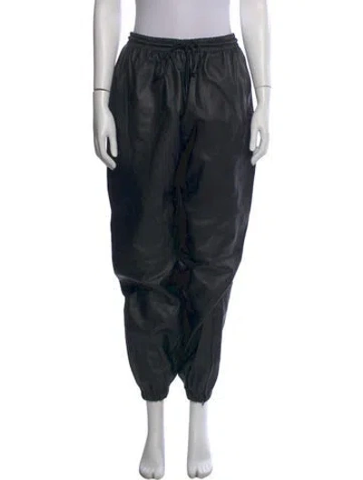 Pre-owned Wardrobe.nyc Leather Skinny Leg Pants In Black