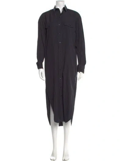 Pre-owned Wardrobe.nyc Long Dress In Gray