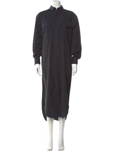 Pre-owned Wardrobe.nyc Long Dress In Gray