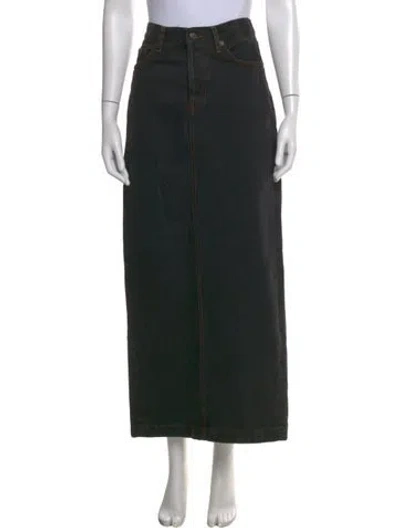 Pre-owned Wardrobe.nyc Long Skirt In Black