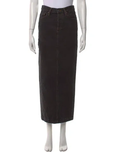 Pre-owned Wardrobe.nyc Long Skirt In Black