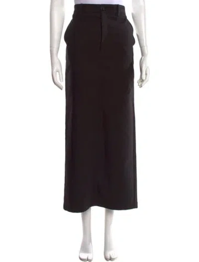 Pre-owned Wardrobe.nyc Long Skirt In Black