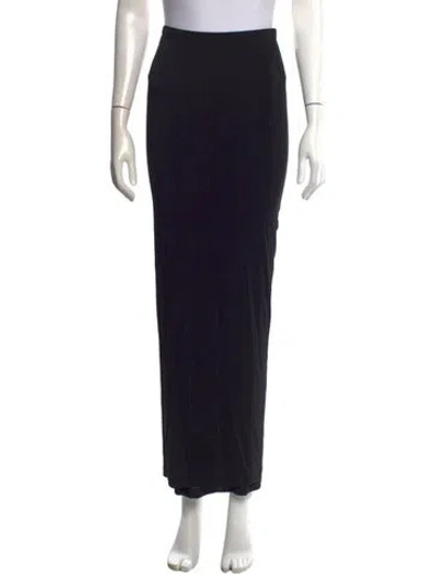 Pre-owned Wardrobe.nyc Long Skirt In Black