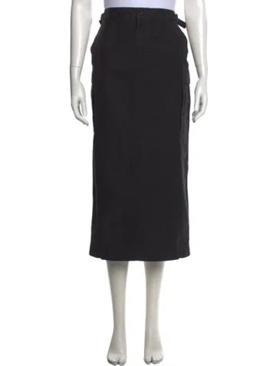 Pre-owned Wardrobe.nyc Long Skirt In Black