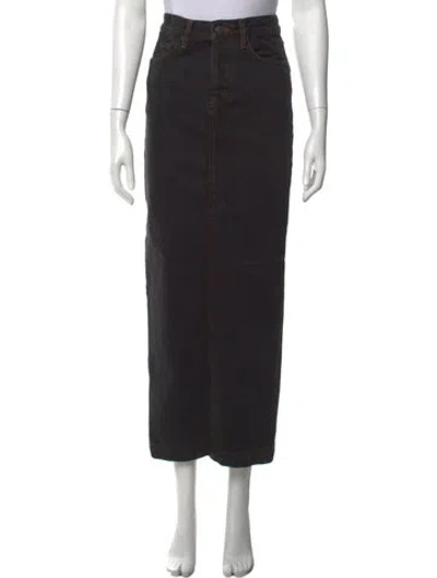 Pre-owned Wardrobe.nyc Long Skirt In Black