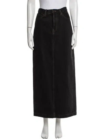 Pre-owned Wardrobe.nyc Long Skirt In Black