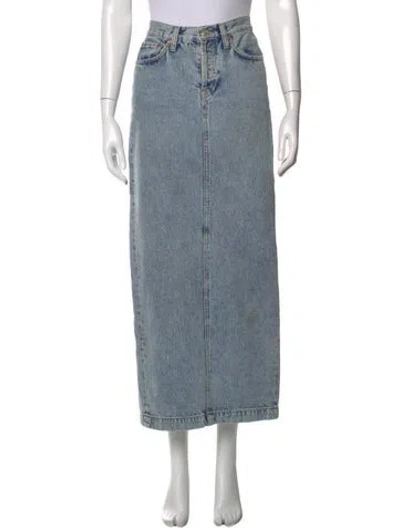 Pre-owned Wardrobe.nyc Long Skirt In Blue