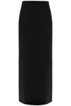 Wardrobe.nyc Velvet Column Skirt In Black (black)