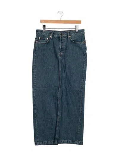 Pre-owned Wardrobe.nyc Long Skirt W/ Tags In Blue