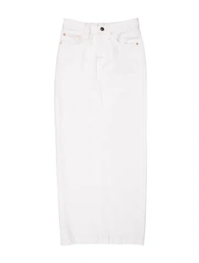 Pre-owned Wardrobe.nyc Long Skirt In White