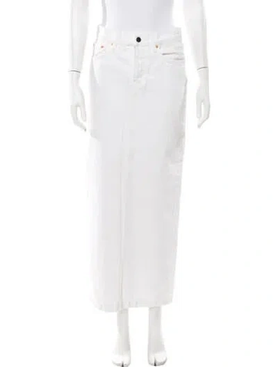 Pre-owned Wardrobe.nyc Long Skirt In White