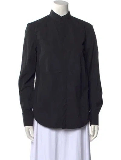 Pre-owned Wardrobe.nyc Long Sleeve Button-up Top In Black