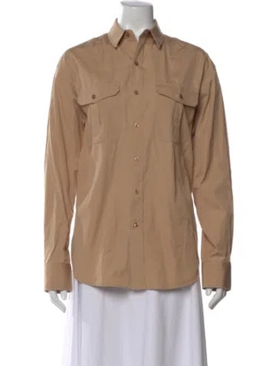 Pre-owned Wardrobe.nyc Long Sleeve Button-up Top In Neutral