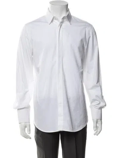Pre-owned Wardrobe.nyc Long Sleeve Dress Shirt In White
