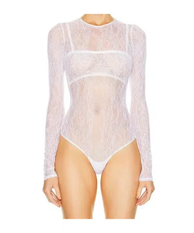 Wardrobe.nyc Long-sleeve Lace Jumpsuit