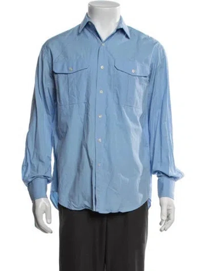 Pre-owned Wardrobe.nyc Long Sleeve Shirt In Blue