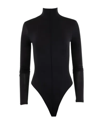 Wardrobe.nyc Long-sleeved Bodysuit In Black