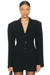 Wardrobe.nyc Black Longline Blazer In Black