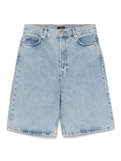 Wardrobe.nyc Low-rise Denim Shorts - Women's - Cotton In Blue