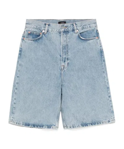 Wardrobe.nyc Low-rise Denim Shorts - Women's - Cotton In Blue