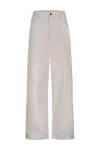 Wardrobe.nyc Low Rise Jean Clothing In Neutral