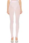 Wardrobe.nyc Sheer Stirrup Legging