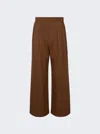 Shop Wardrobe.nyc Low Rise Trouser In Brown