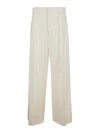 Wardrobe.nyc Low Rise Trouser In White