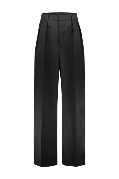 WARDROBE.NYC LOW RISE TUXEDO TROUSERS