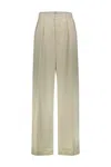 Wardrobe.nyc Low Rise Tuxedo Trousers In White