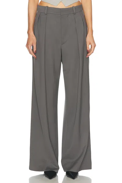 WARDROBE.NYC LOW RISE WIDE LEG PANT